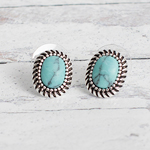 CHAPS<sup>®</sup> Turquoise Stud Earrings 